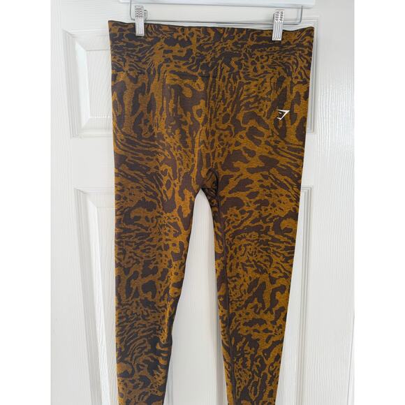 Gymshark Womens Animal Print Legging XL - Picture 3 of 14